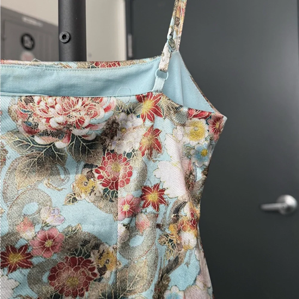 Urban Outfitters Light Blue Floral Dress - Picture 5 of 5